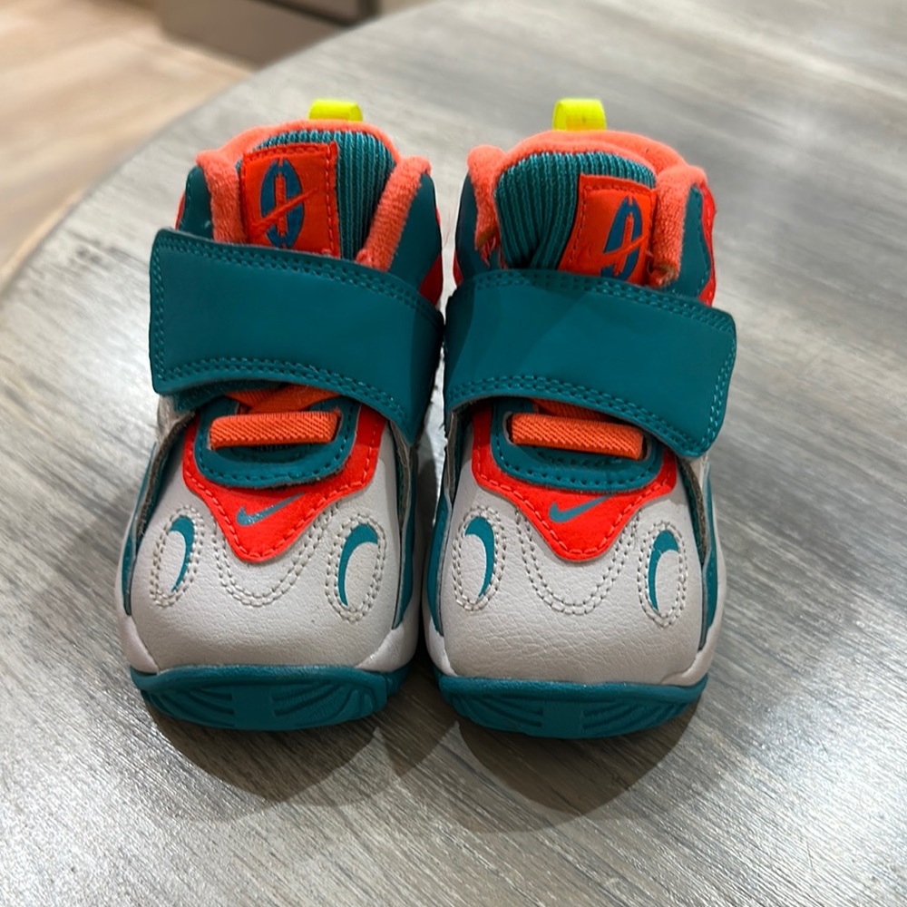 Kids Teal and Orange Sneakers